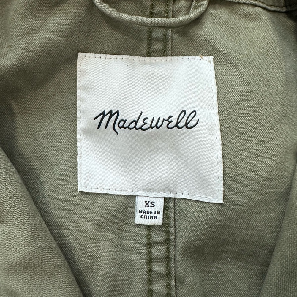 Madewell Passage Jacket in Olive - 100% Cotton - Picture 3 of 3